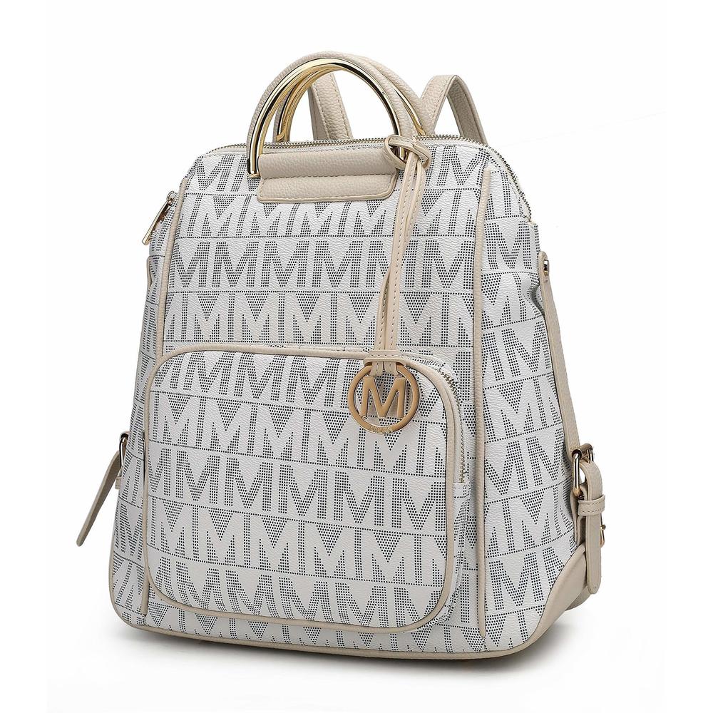 Signature Women Backpack, Vegan Leather Travel Bag Top-Handle Fashion🐥
